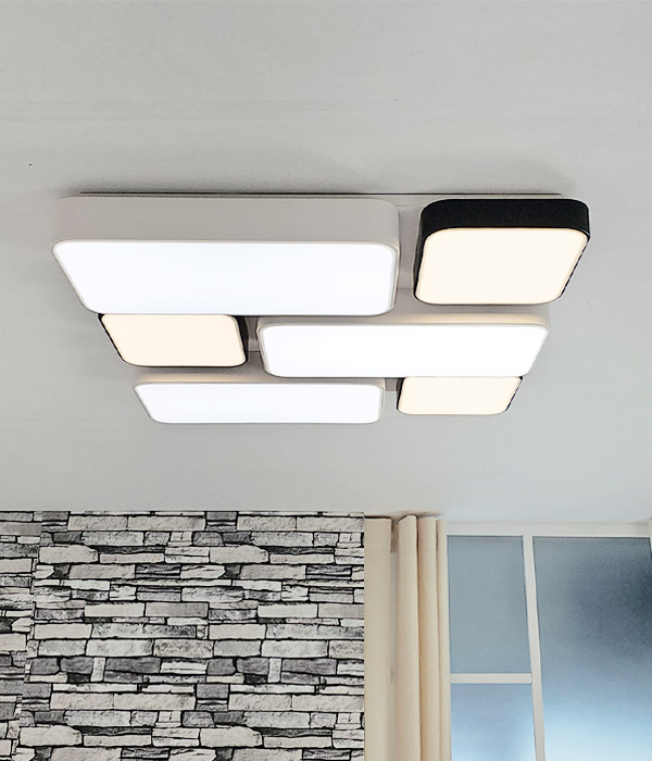 미크스 6등150W 국산LED 아파트거실조명