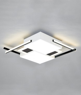 아시아75W 국산LED방등 큰방등 안방조명(블랙)