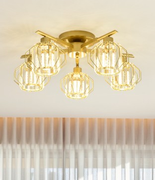 리스코 5등 아파트방등 크리스탈조명