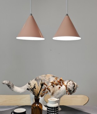 라일스 2등 주방식탁등 펜던트조명 갓조명 인테리어식탁등 (대/소)