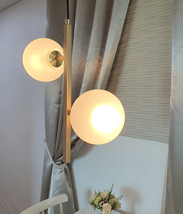 포포 2등 식탁전등 LED식탁등