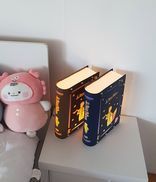 어린왕자 클래식 테이블조명, 북 스탠드, 키즈 LED스텐드
