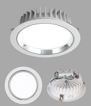 W 일반형 매입등 타공 255mm(10인치) KS 40W, 50W, 60W, 80W 고천정 다운라이트