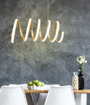 스프리스 펜던트조명 식탁조명 40W[골드]